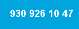 930 926 10 47 930 926 10 47
